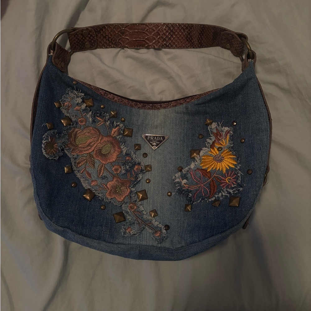 David Jones Collection Prada tan bag